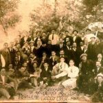Fiesta 7° Aniversario de toneleros de Godoy Cruz (1924). Autor desconocido. Reproducción sobre papel fotográfico, 150 x 200 mm. Gentileza Ester Bernetti Bustos. Archivo B+M