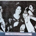 Reina Nacional_ María de lo Ángeles Massi, coronada en 1994 (s.d). Autor desconocido. Reproducción sobre papel fotográfico, 88 x 126 mm. Archivo B+M_