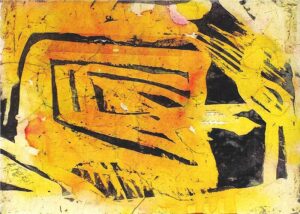 Sin título. Batik sobre papel artesanal (290 x 210 cm), 2005-2015