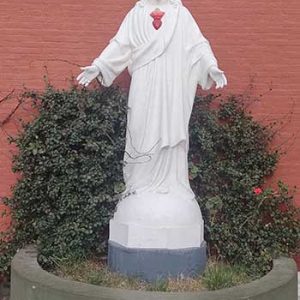 Figura del Sagrado Corazón (restaurada) Fuente_ Fotografía Equipo MUVI Godoy Cruz (Agosto 2023)